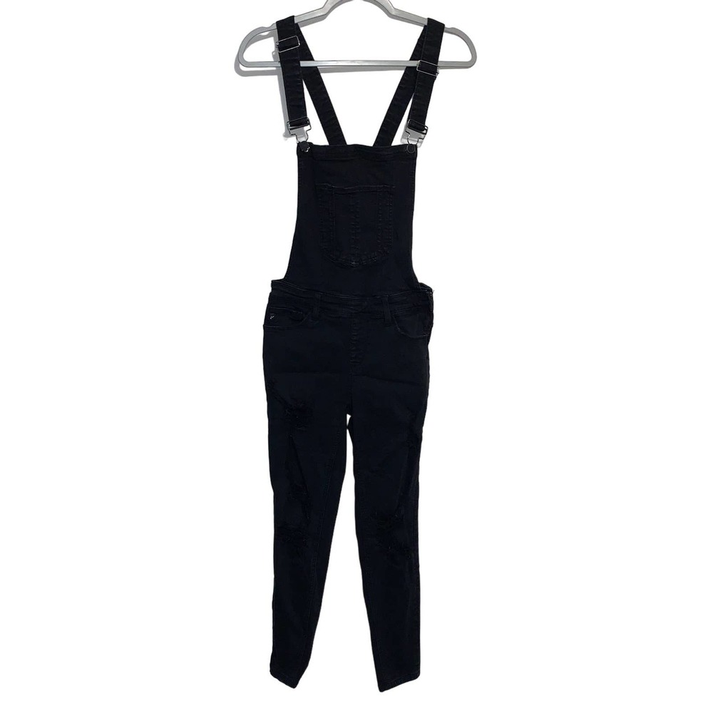 Kancan Black Denim Overalls